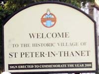 St Peter's Village sign